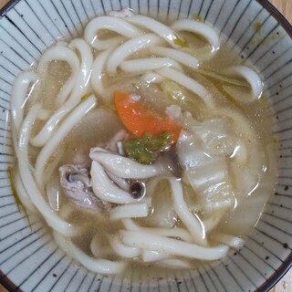 しめじと白菜のうどん